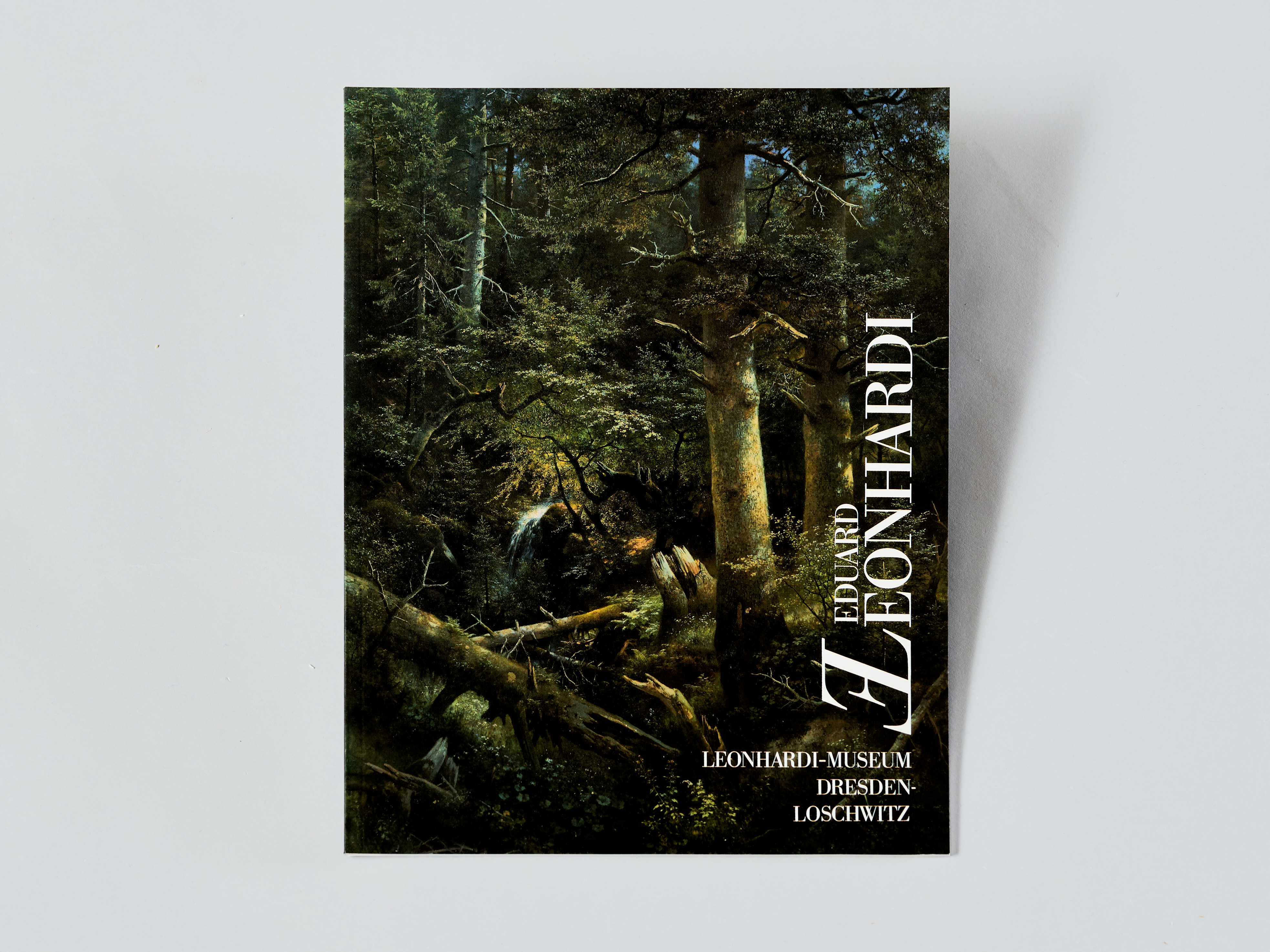 AI generated: The image shows the cover of a book entitled "Eduard Leonhardi". It shows a forest scene that matches the naturalness of the subject.