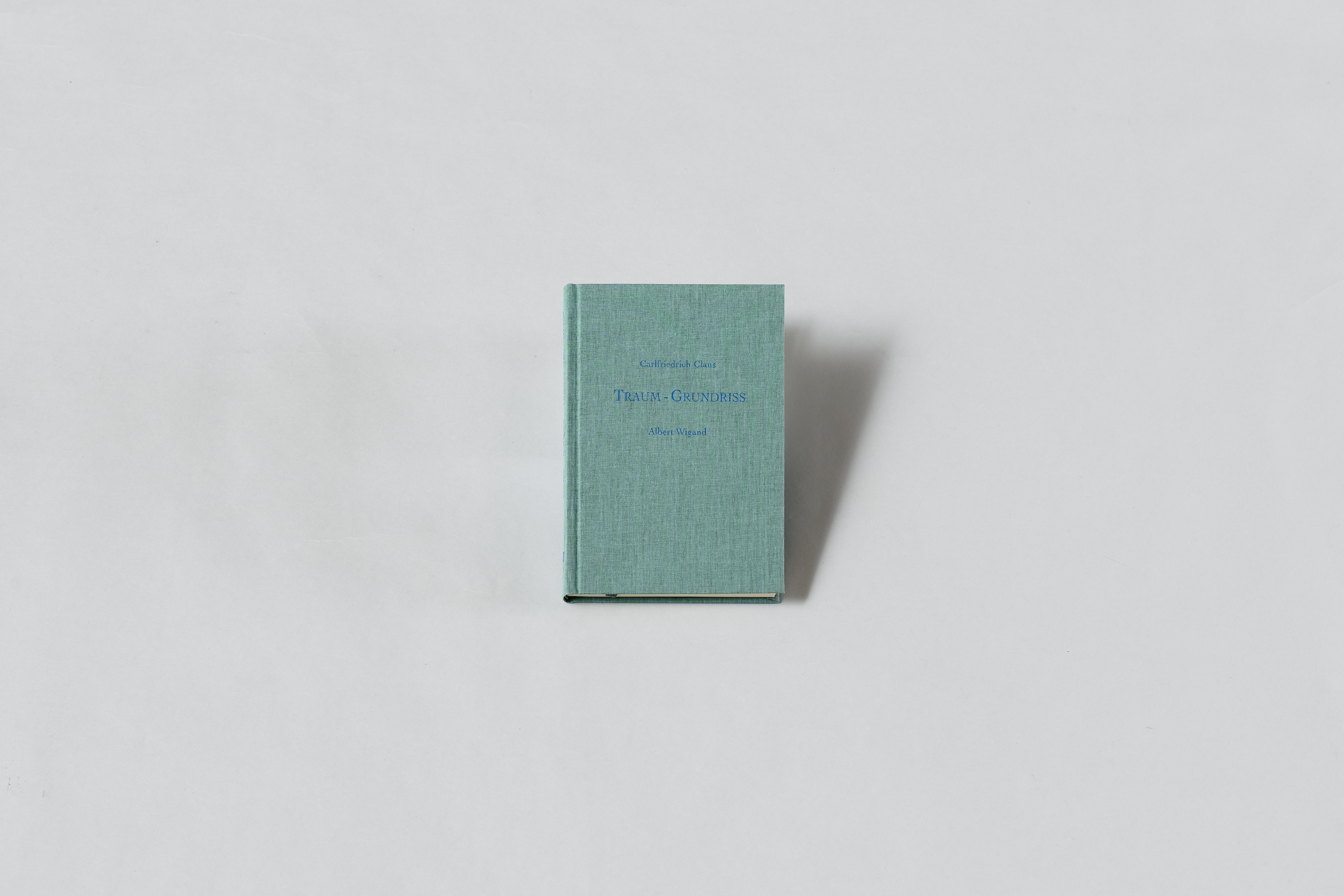 AI generated: The image shows a single book with a blue cloth cover on a white background. The title and author are printed in blue on the cover.