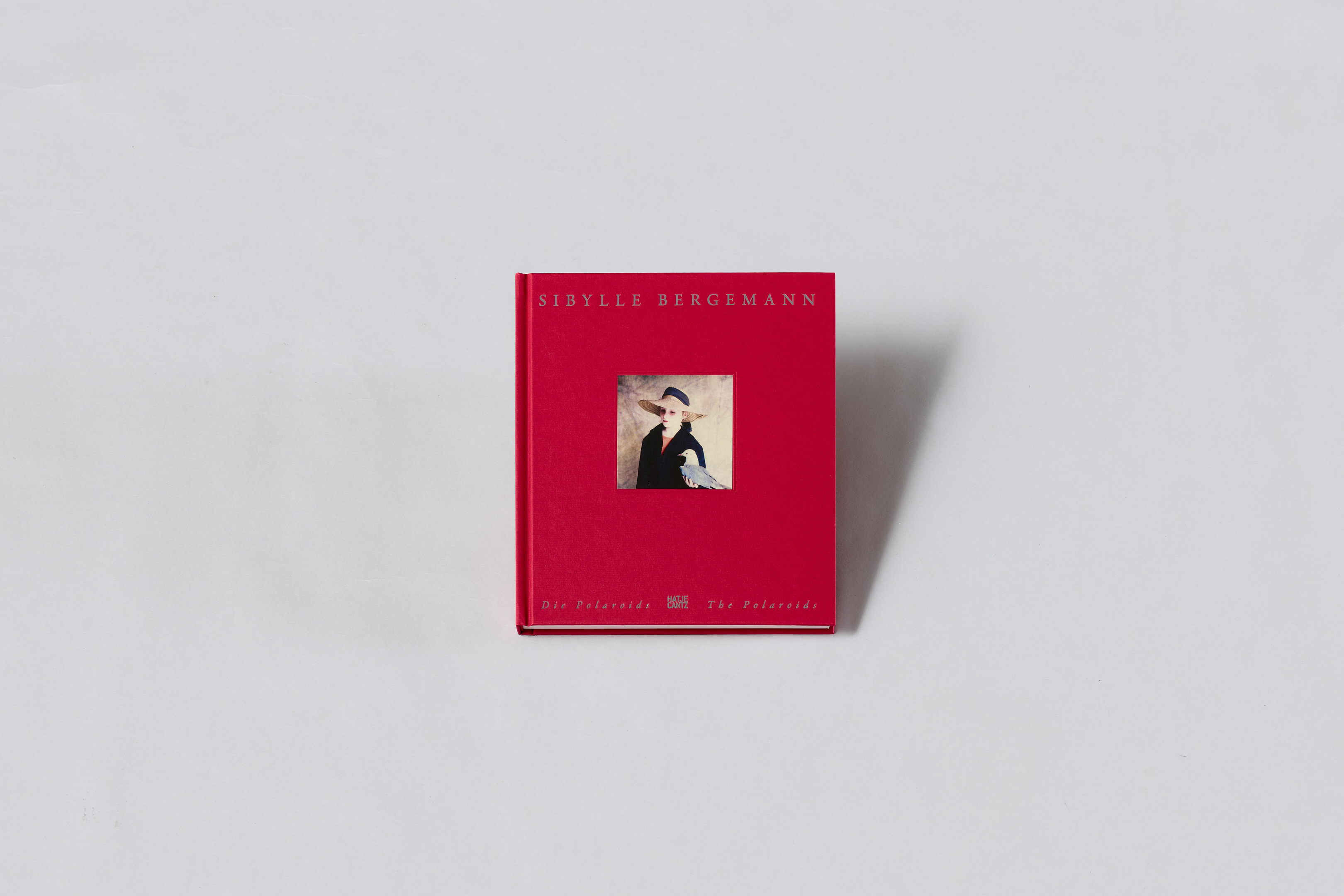 AI generated: The image shows a book with a red cover labelled "Sibylle Bergemann". In the centre of the cover is a small photo of a person.